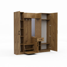 гарнитур для прихожей HOBEL X128 UZ-819 BLACK ORMA 222 (7)