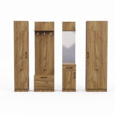 гарнитур для прихожей HOBEL X128 UZ-819 BLACK ORMA 222 (7)