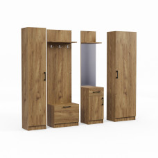 гарнитур для прихожей HOBEL X128 UZ-819 BLACK ORMA 222 (7)