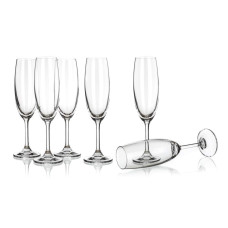 ჭიქის ნაკრები BANQUET 02B4G006210 LEONA CRYSTAL 210ML