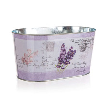 декоративные акссесуары BANQUET 63918809 FLOWER POT METAL LAVANDER