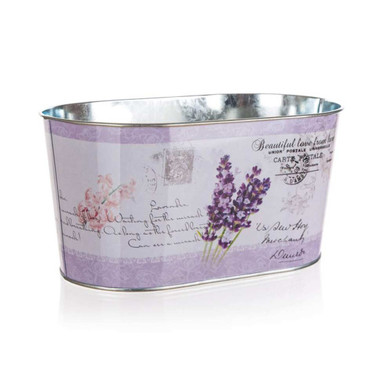 декоративные акссесуары BANQUET 63918809 FLOWER POT METAL LAVANDER